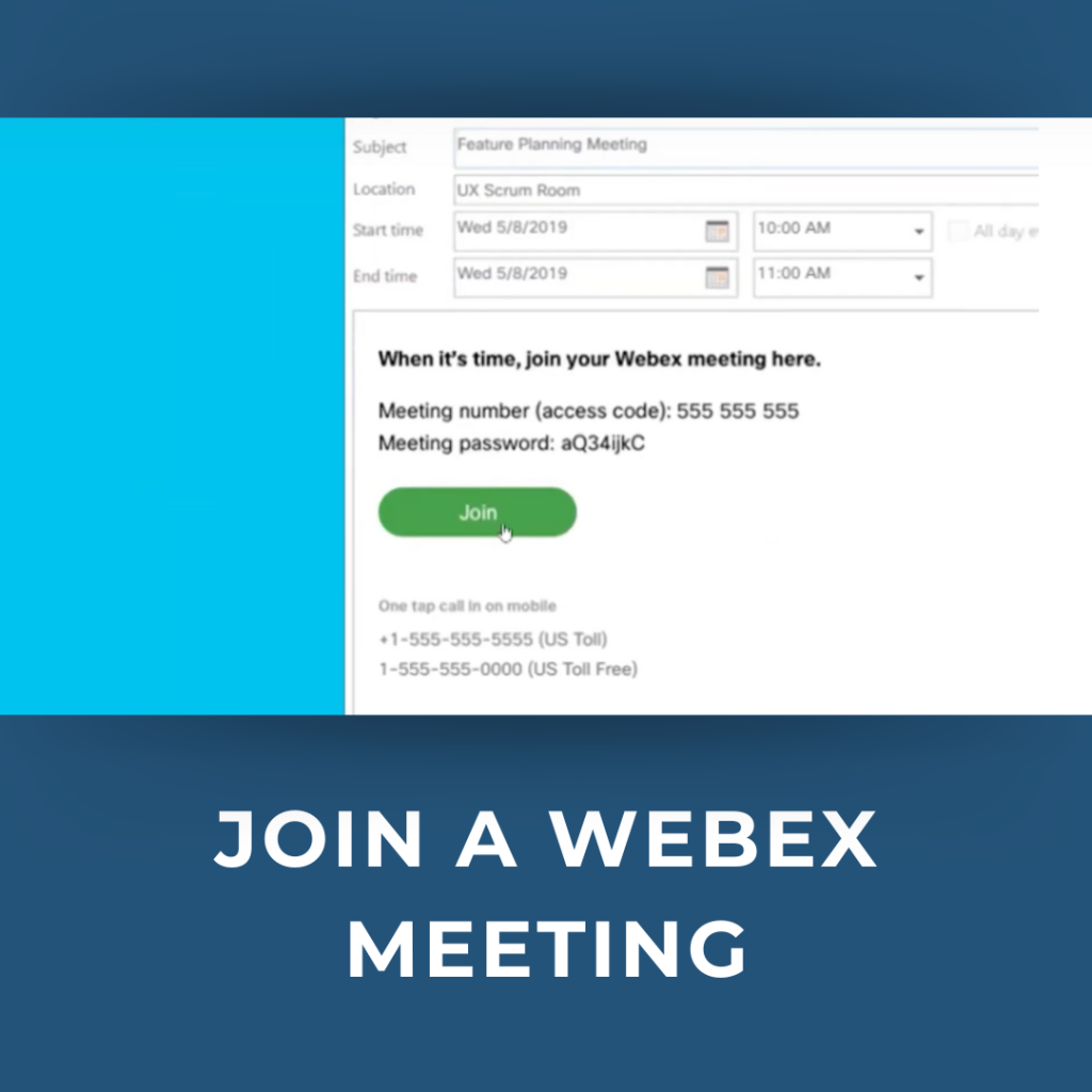 Join a Webex Meeting